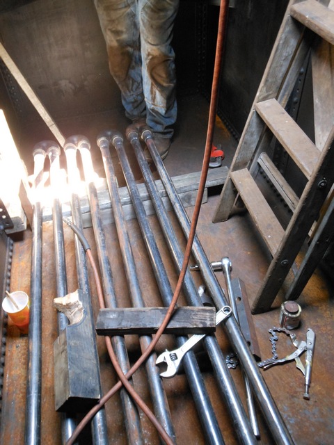 Steam Tubes in the Fuel Tank